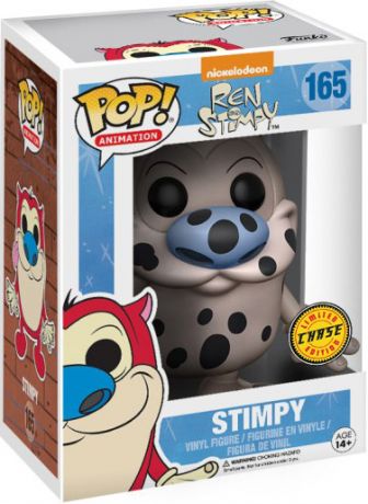 Figurine Funko Pop Ren et Stimpy #165 Stimpy [Chase]