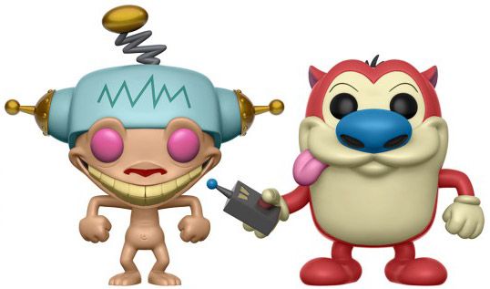 Figurine Funko Pop Ren et Stimpy Happy, Happy, Joy, Joy Ren & Stimpy - 2 pack