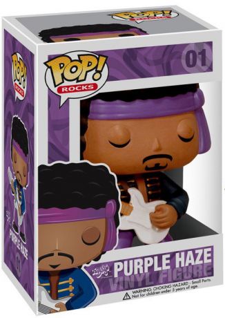 Figurine Funko Pop Jimi Hendrix #01 Jimi Hendrix (Purple haze)