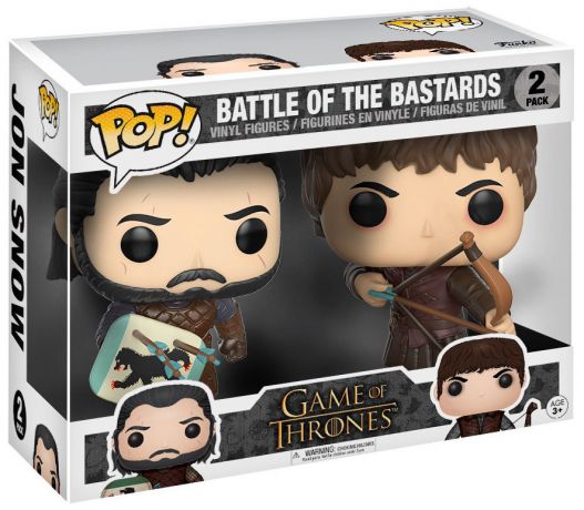 Figurine Funko Pop Game of Thrones La Bataille des bâtards - 2 Pack