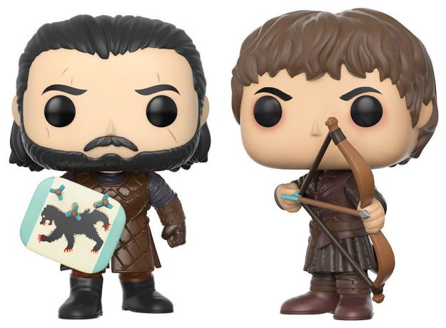 Figurine Funko Pop Game of Thrones La Bataille des bâtards - 2 Pack