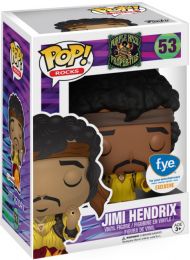Jimi Hendrix Funko pop Blacklight série 239 NYCC 2021 édition