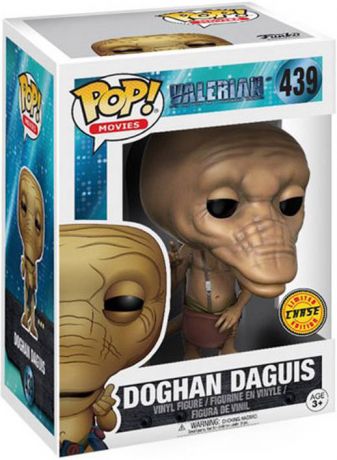 Figurine Funko Pop Valérian et la Cité des mille planètes #439 Doghan Daguis avec Cartable [Chase]