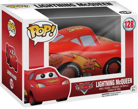 Figurine Funko Pop Cars [Disney] #128 Flash McQueen