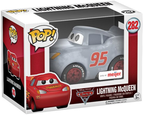 Figurine Pop Cars [Disney] #282 pas cher : Flash McQueen Gris