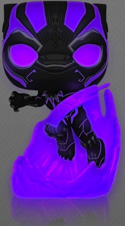 Figurine Funko Pop Black Panther [Marvel] #612 Black Panther - Brillant dans le noir