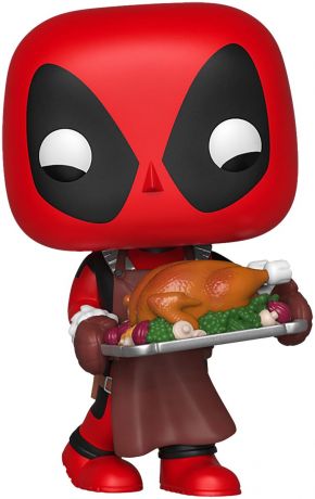 Figurine Funko Pop Deadpool [Marvel] #534 Deadpool avec Dinde de Noël (Super-Héro)