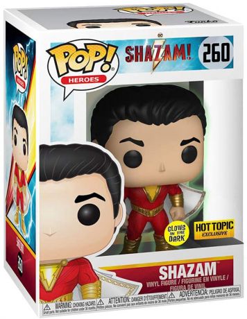 Figurine Funko Pop Shazam! [DC] #260 Shazam - Brillant dans le noir