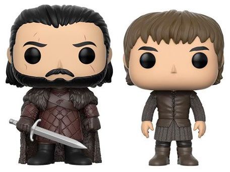 Figurine Funko Pop Game of Thrones Jon Snow & Bran Stark - 2 Pack