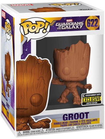 Figurine Funko Pop Les Gardiens de la Galaxie [Marvel] #622 Groot (Bois)