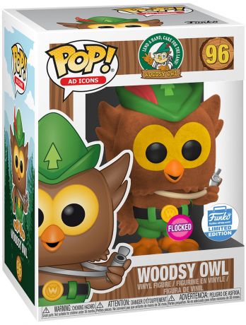 Figurine Funko Pop Icônes de Pub #96 Woodsy Owl - Floqué