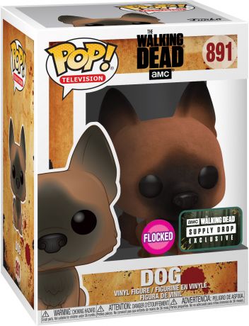 Figurine Funko Pop The Walking Dead #891 Dog - Floqué