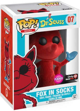 Figurine Funko Pop Dr. Seuss #07 Fox in Socks - Floqué