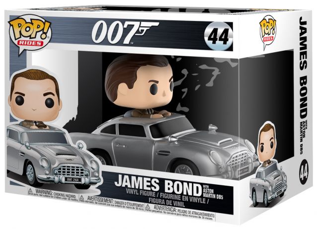 Figurine Funko Pop James Bond 007 #44 James Bond - Avec Aston Martin DB5
