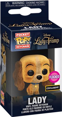 Figurine Funko Pop La Belle et le Clochard [Disney] Lady - Floqué & Porte-clés 