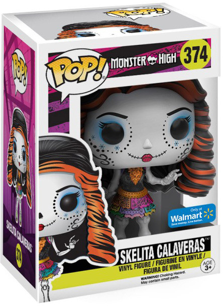 Figurine Pop Monster High #374 pas cher : Skelita Calaveras