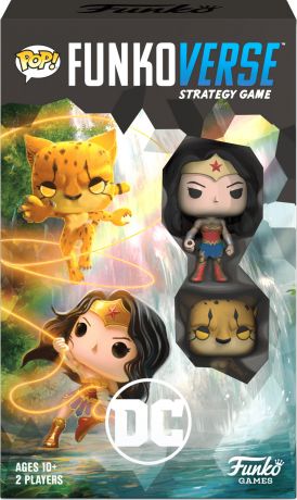 Figurine Funko Pop DC Super-Héros Funkoverse DC Comics - Jeu de Stratégie 2 Joueurs