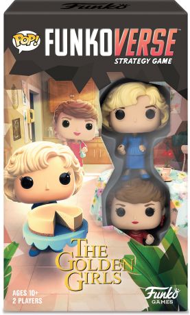 Figurine Funko Pop Les Craquantes Funkoverse Golden Girls - Jeu de Stratégie 2 joueurs