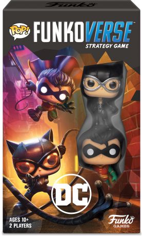 Figurine Funko Pop DC Super-Héros Funkoverse DC - Jeu de Stratégie 2 Joueurs 