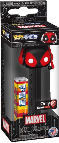 Figurine Funko Pop Deadpool [Marvel] Deadpool Noir (Gamer) - Pez