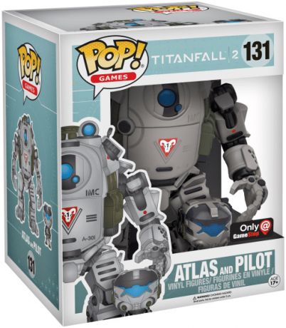 Figurine Funko Pop Titanfall 2 #131 Atlas et Pilot - 15 cm