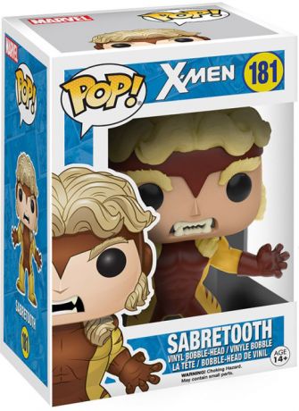 Figurine Funko Pop X-Men [Marvel] #181 Dents-de-sabre