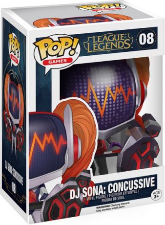 Figurine Funko Pop League of Legends #08 DJ Sona : concussive