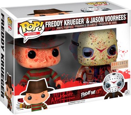 Figurine Funko Pop Vendredi 13 Freddy Krueger & Jason Voorhees - 2 pack