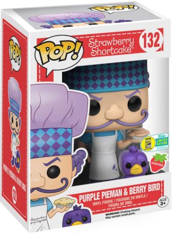 Figurine Funko Pop Charlotte aux fraises #132 Macaron Mauve & Pique-Fruit - Parfumé