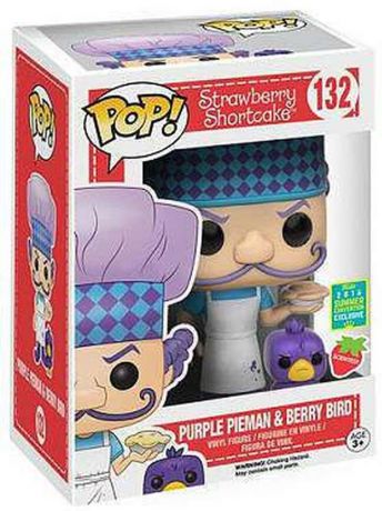 Figurine Funko Pop Charlotte aux fraises #132 Macaron Mauve & Pique-Fruit - Parfumé