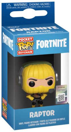 Figurine Funko Pop Fortnite Raptor - Porte-clés