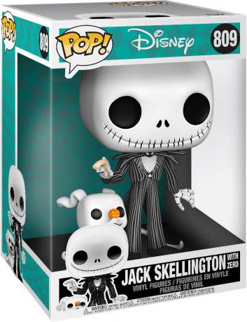 Figurine Funko Pop L'étrange Noël de M. Jack [Disney] #806 Jack Skellington avec Zéro - 25 cm