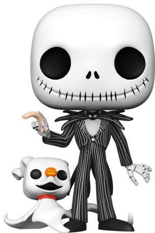 Figurine Funko Pop L'étrange Noël de M. Jack [Disney] #806 Jack Skellington avec Zéro - 25 cm