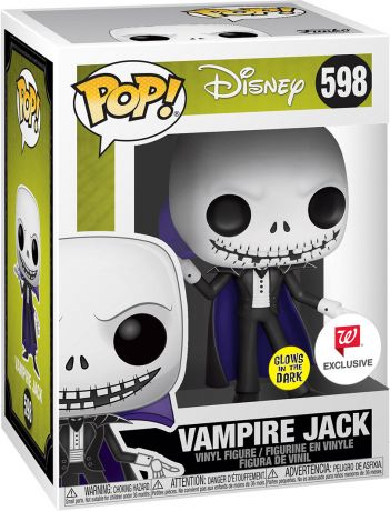 Figurine Funko Pop L'étrange Noël de M. Jack [Disney] #598 Jack Skellington - Brillant dans le noir