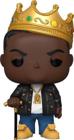 Figurine Funko Pop Notorious B.I.G #162 Notorious B.I.G. avec Couronne - 25 cm