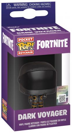 Figurine Funko Pop Fortnite Voyageur Noir - Porte-clés