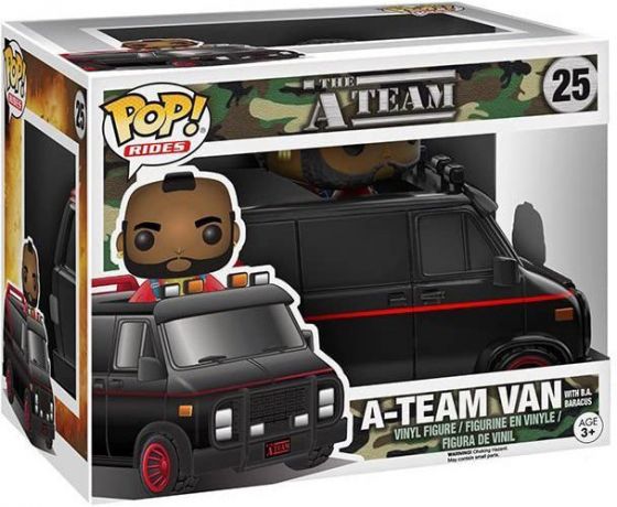 Figurine Funko Pop L'Agence tous risques #25 Van de l'Agence tous risque avec B.A. Baracus