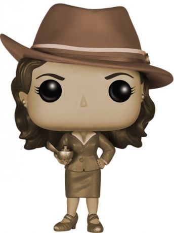 Figurine Funko Pop Marvel : Les Agents du SHIELD #96 Agent Carter - Sépia