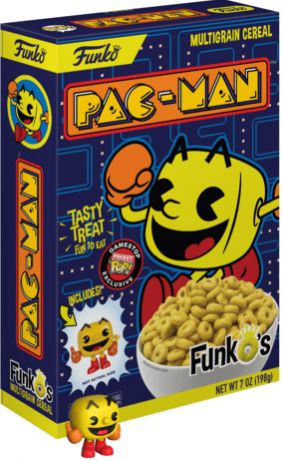 Figurine Funko Pop Pac-Man #00 Pac-Man FunkO's - Céréales & Pocket