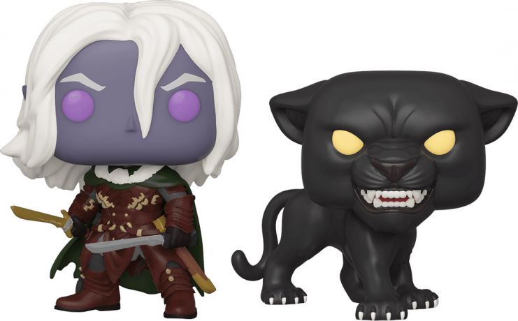 Figurine Funko Pop Donjons & Dragons Drizzt Do'Urden & Guenhwyvar - 2 Pack