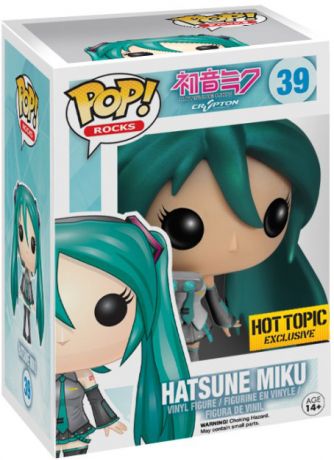Figurine Funko Pop Vocaloid #39 Hatsune Miku - Métallique