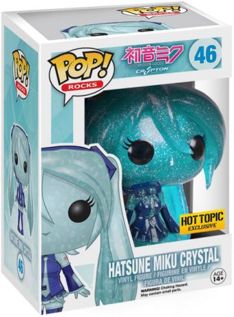 Figurine Funko Pop Vocaloid #46 Hatsune Miku Crystal - Pailleté