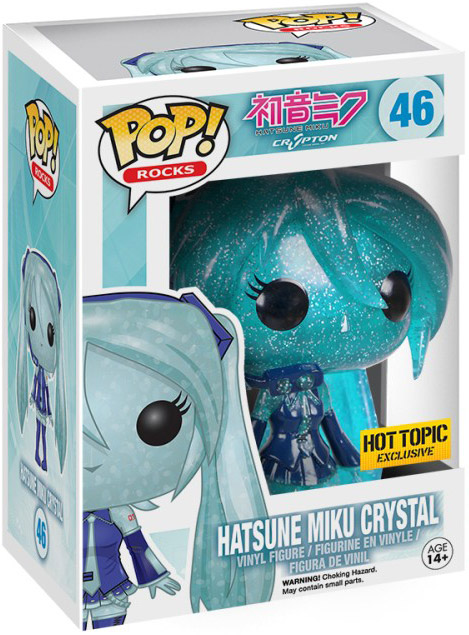 hatsune miku crystal funko pop