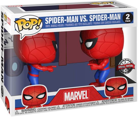 Figurine Funko Pop Marvel Comics Spider-Man vs. Spider-Man - 2 Pack