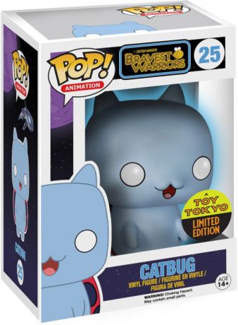 Figurine Funko Pop Bravest Warriors #25 Catbug - Brillant dans le noir