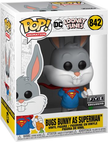 Figurine Funko Pop Looney Tunes #842 Bugs Bunny en Superman