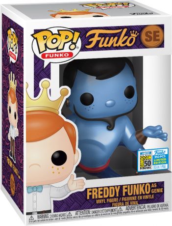 Figurine Funko Pop Freddy Funko Freddy Funko en Génie - Métallique
