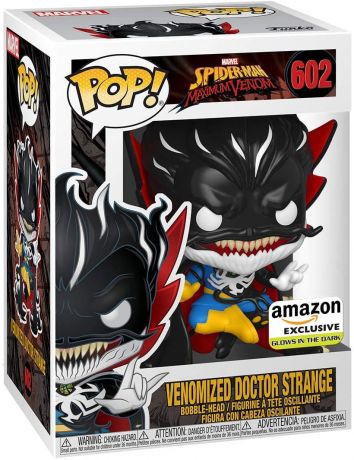 Figurine Funko Pop Spider-man : Maximum Venom [Marvel] #602 Docteur Strange Venomizé - Brillant dans le noir