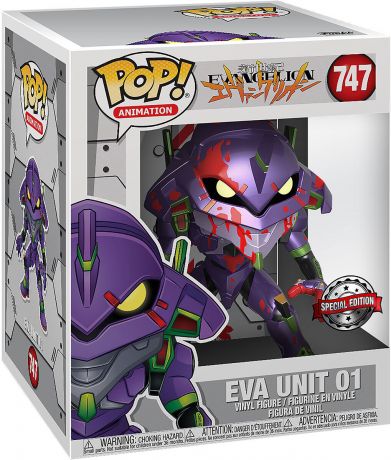 Figurine Funko Pop Neon Genesis Evangelion #747 Eva Unit 01 - 15 cm & Métallique