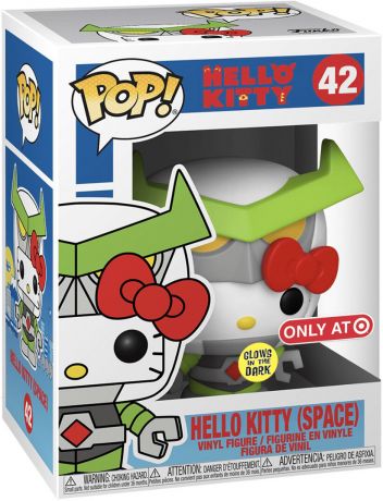 Figurine Funko Pop Sanrio #42 Hello Kitty (Espace) - Brillant dans le noir